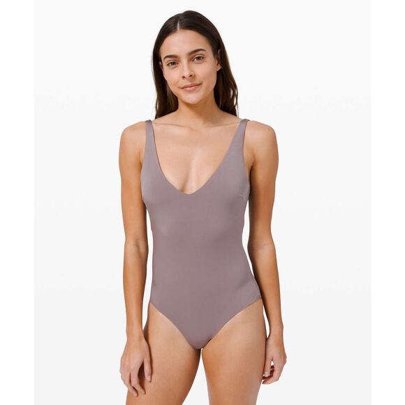 lululemon athletica Other - Lululemon Women's All‎ that Glimmers Lunar Rock One Piece Swimsuit No Size Dot